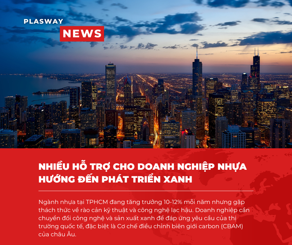 Plastics companies move towards green development and support