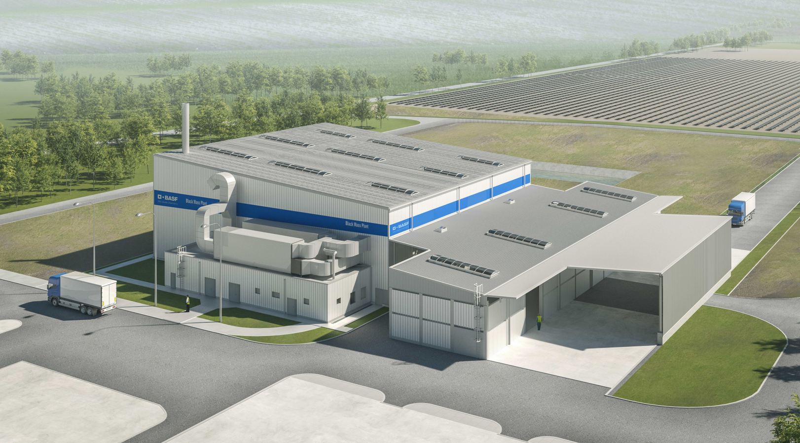 BASF German battery recycling plant put into operation
