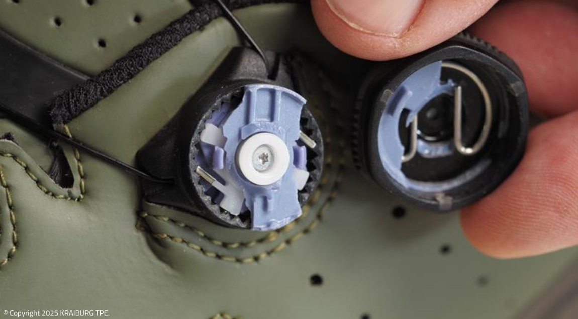 Kraiburg TPE Used for Shoelace Adjusters, Empowering Footwear Innovation