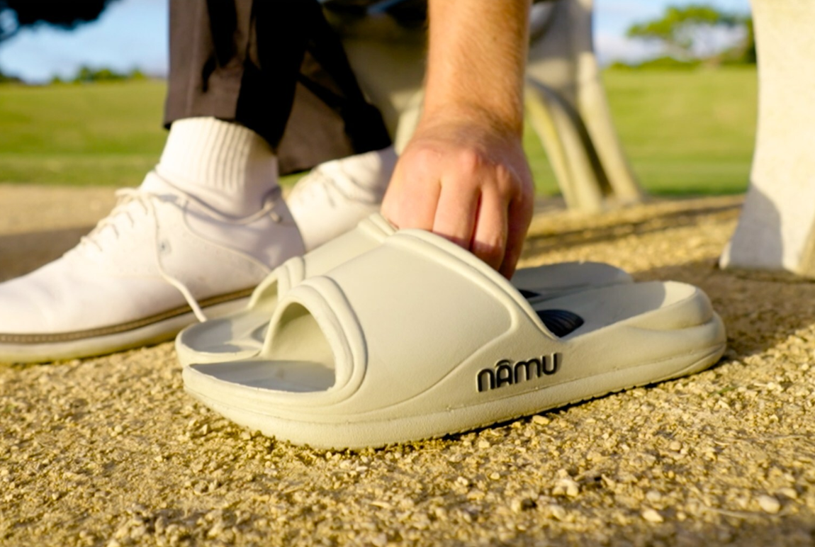 Using Soleic® Bio-based Polyurethane Material, NAMU Launches New Sports Recovery Slides